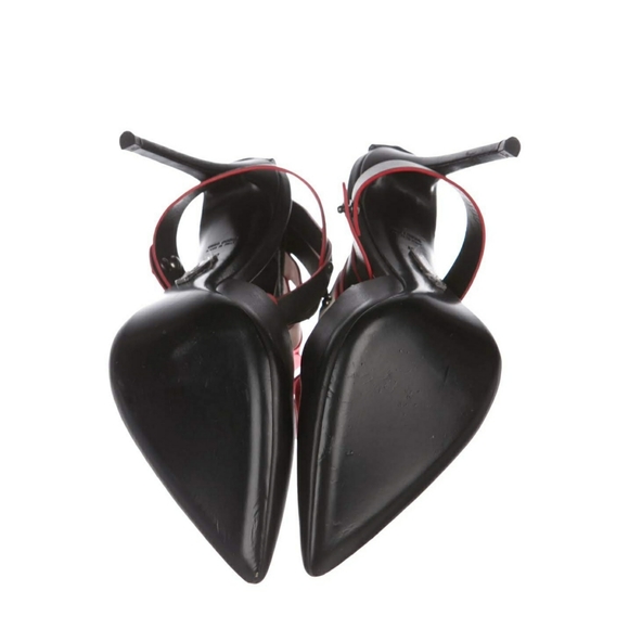 Thomas Wylde Black Red White Stilletto Heels 40 9 - Picture 5 of 5